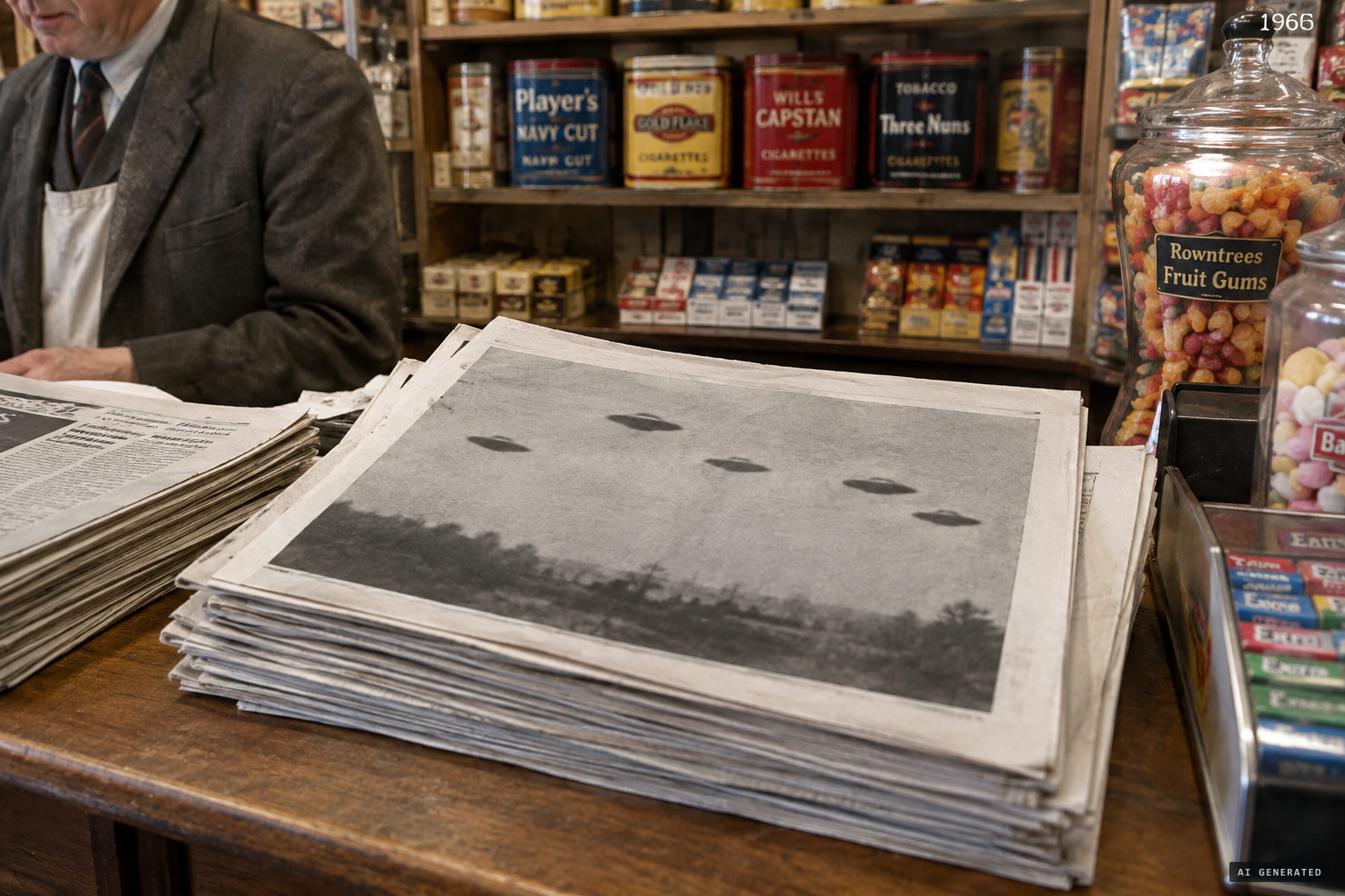 The photograph spreads from the Derbyshire Times to the national press