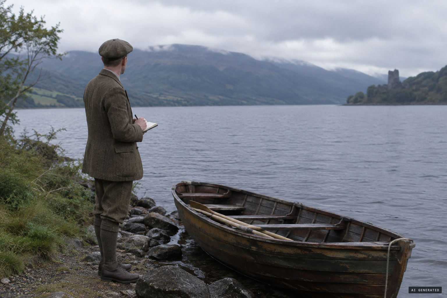 The Loch Ness water bailiff, said to have heard Macdonald's report