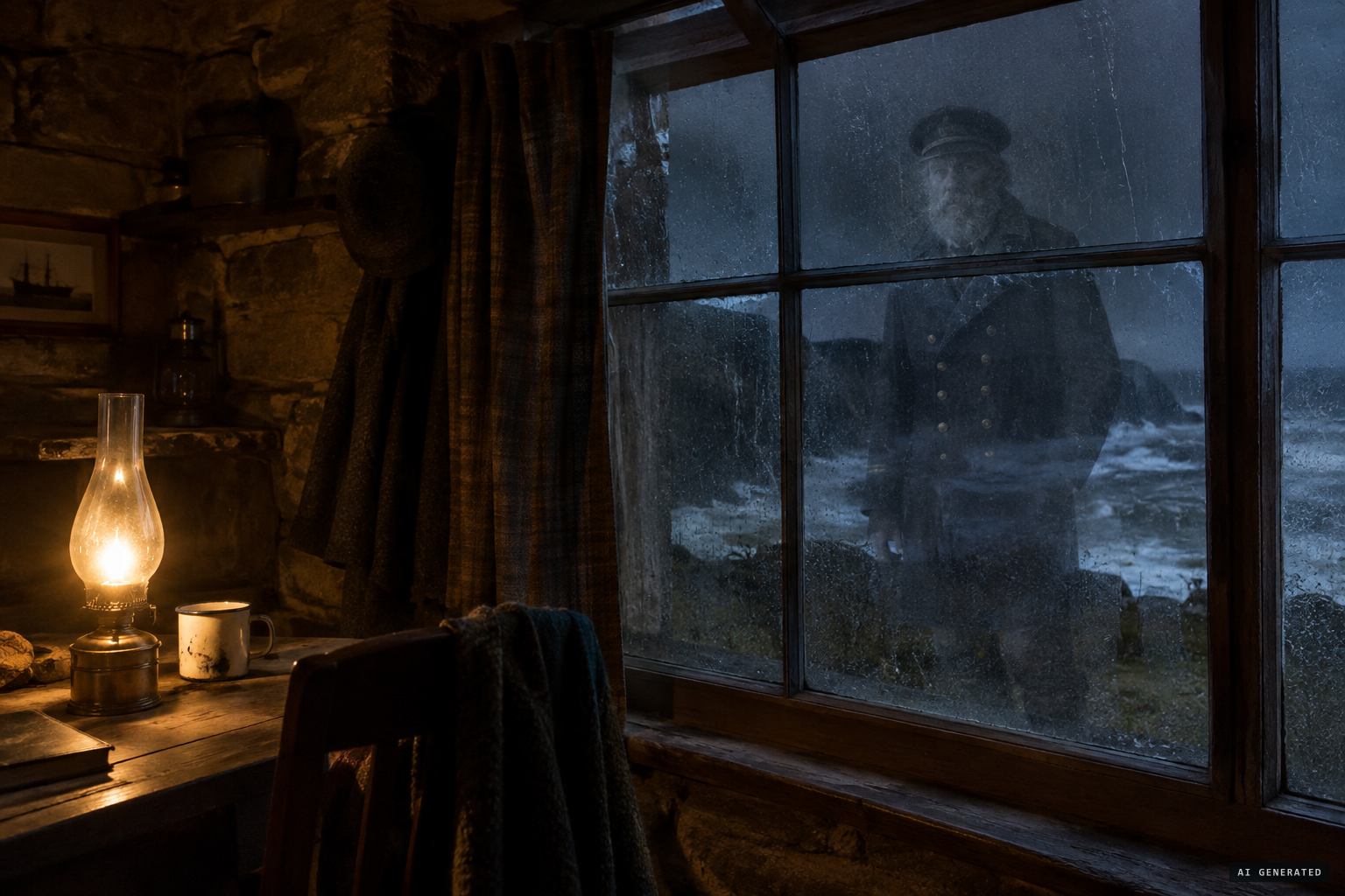 The bearded ghost sailor said to knock at the bothy windows