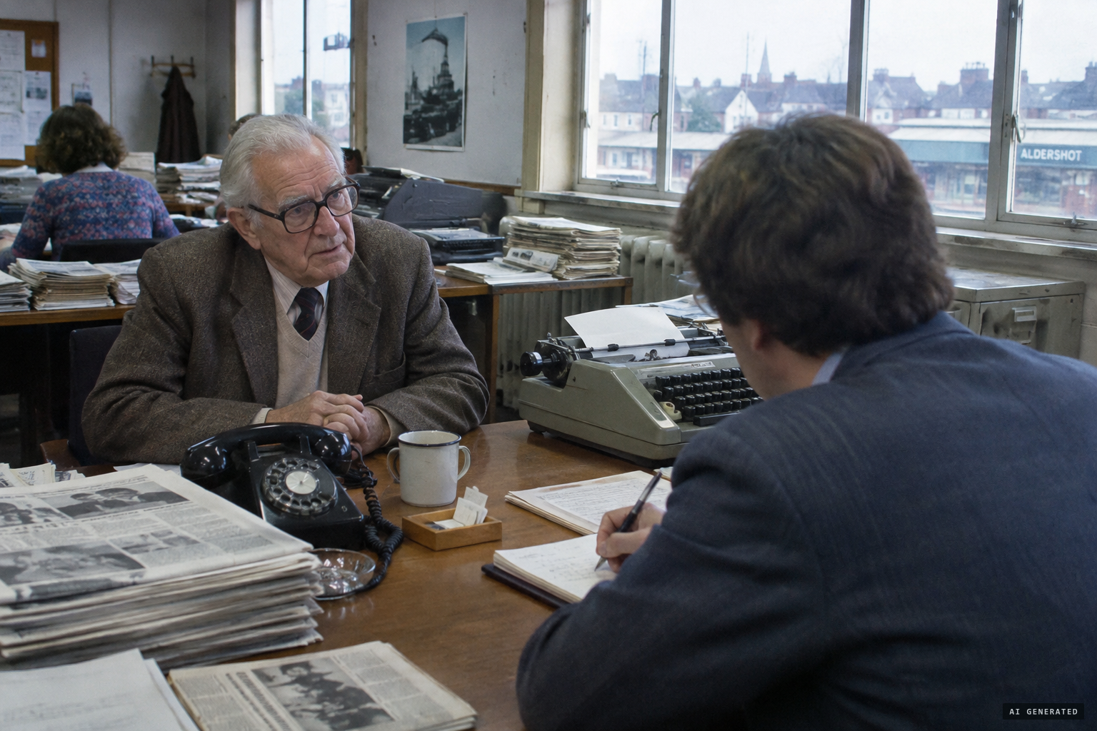 Burtoo contacts the Aldershot News looking for other witnesses