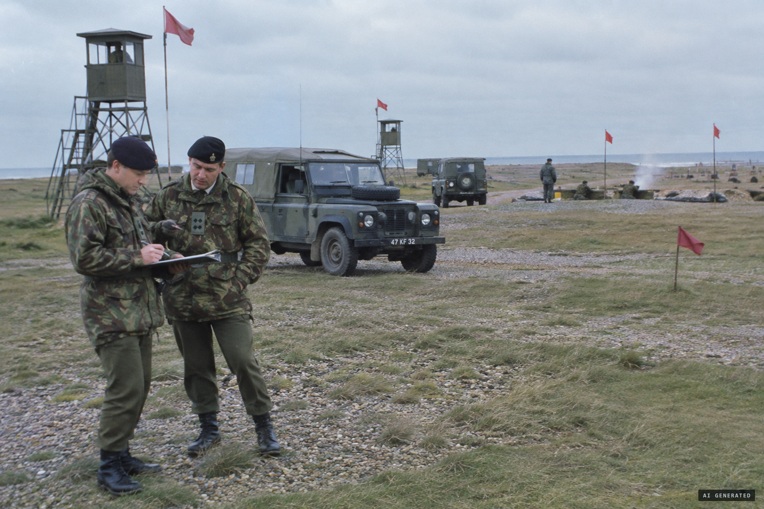 The Ministry of Defence checks the Lydd firing ranges for an accidental launch