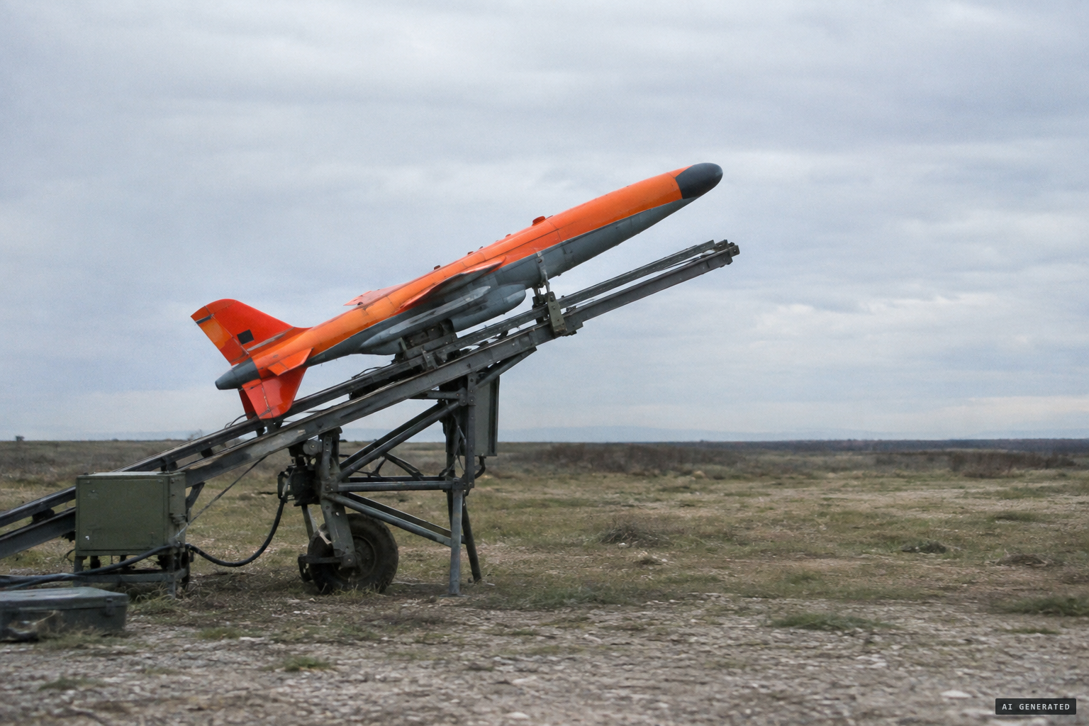 The press line: consistent with a target missile used in practice