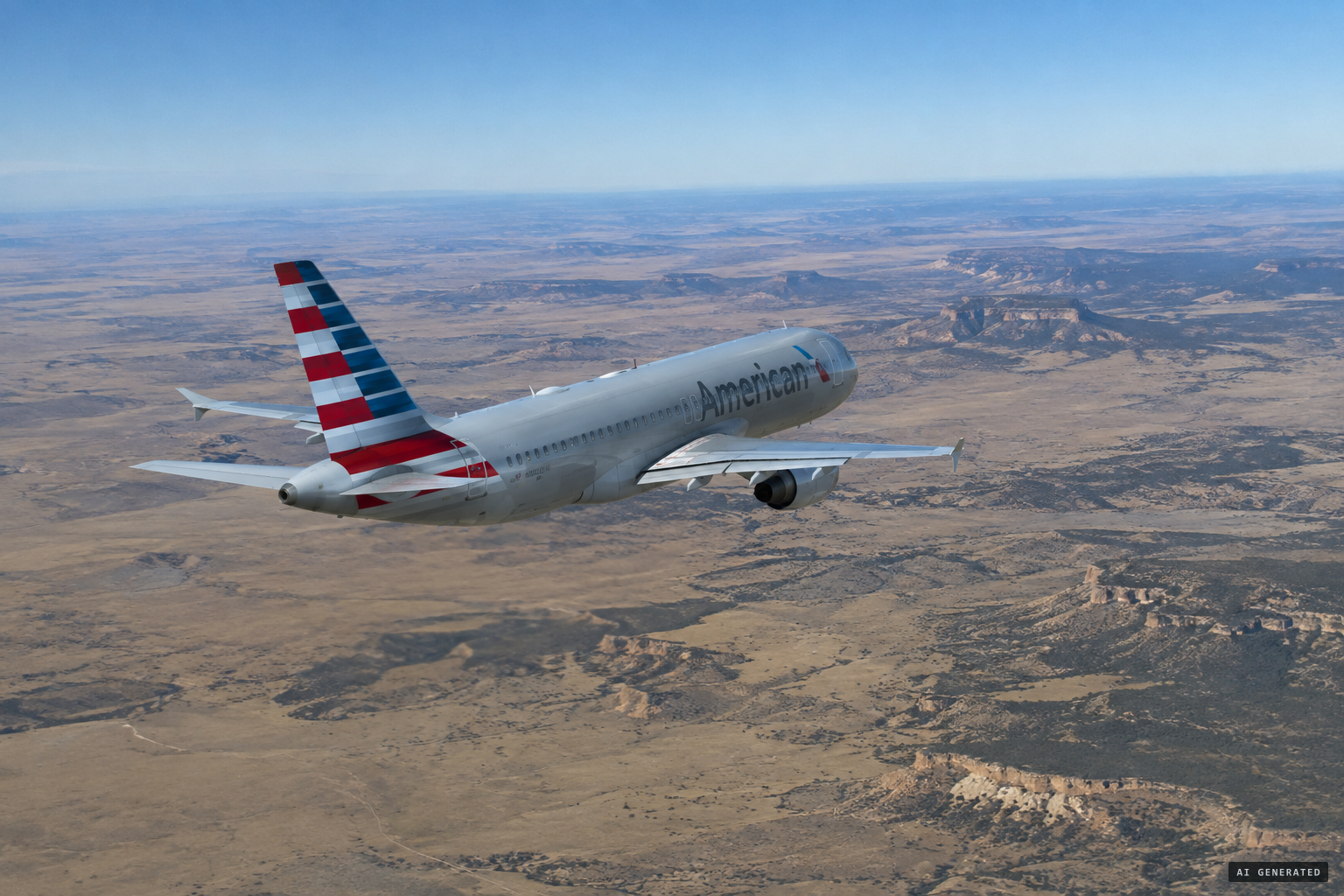 Flight 2292 cruising at 36,000 feet over northeast New Mexico
