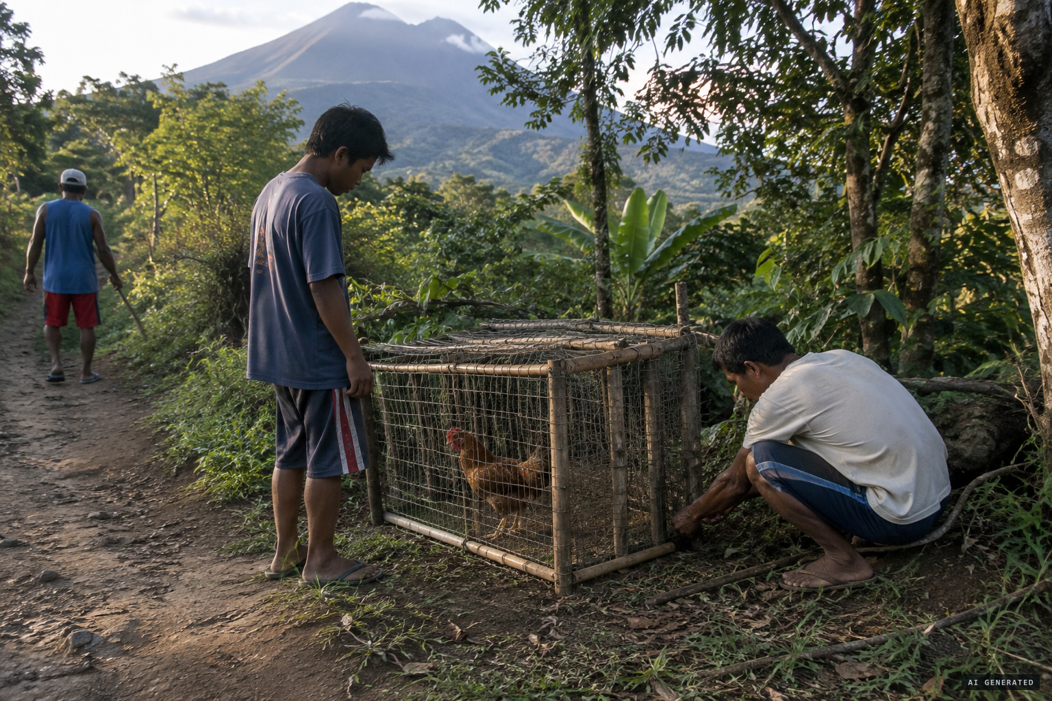 The mayor's suggestion: bait to capture a wild animal