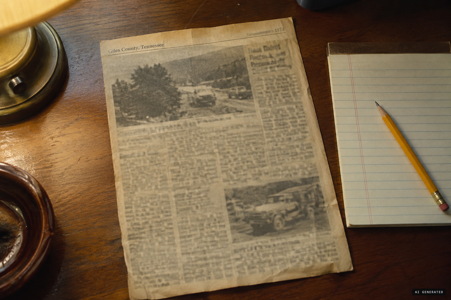 Who the witnesses were: only the original clipping could settle it