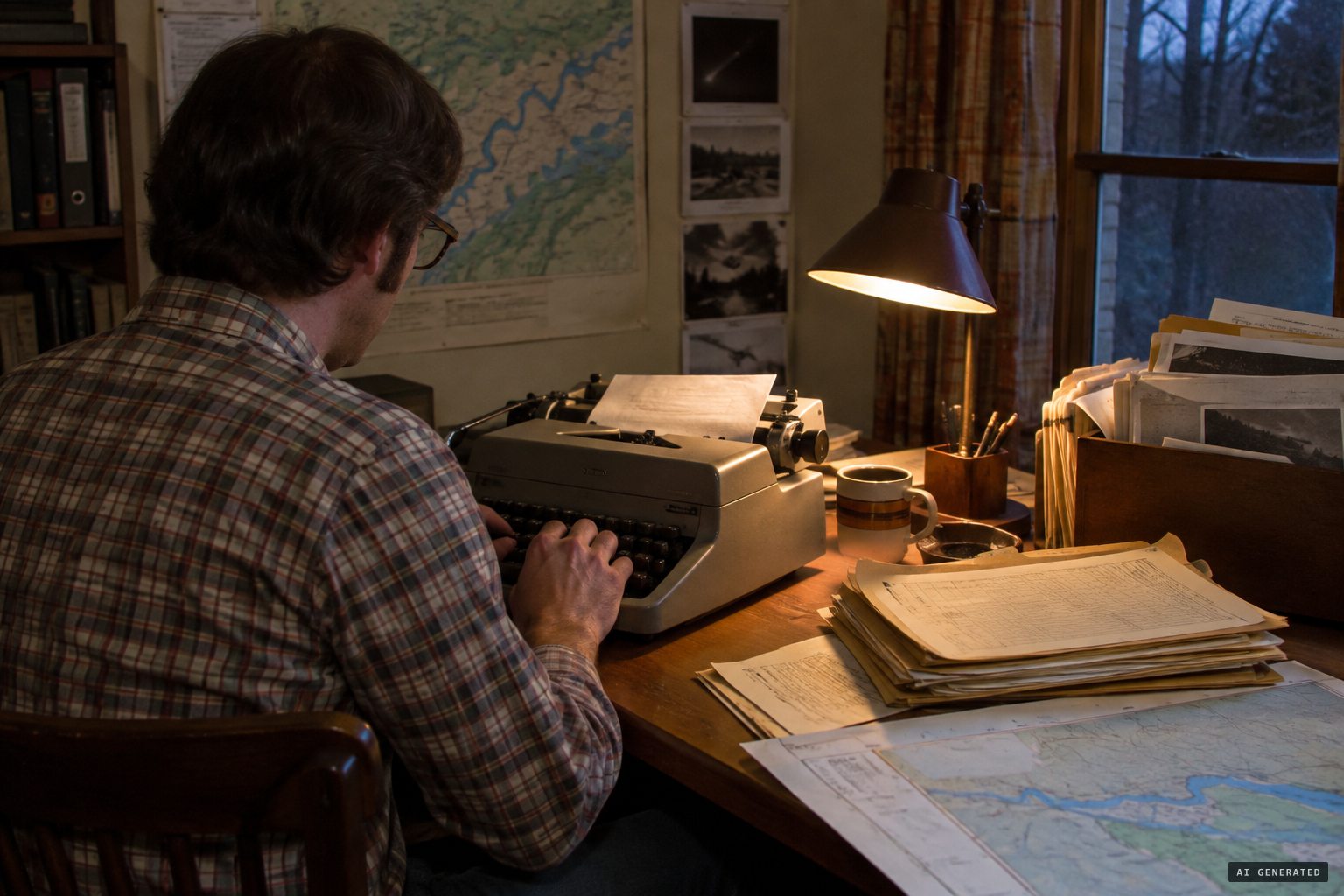 A civilian trail: Darbro and Ingram write up the case for their 1974 book