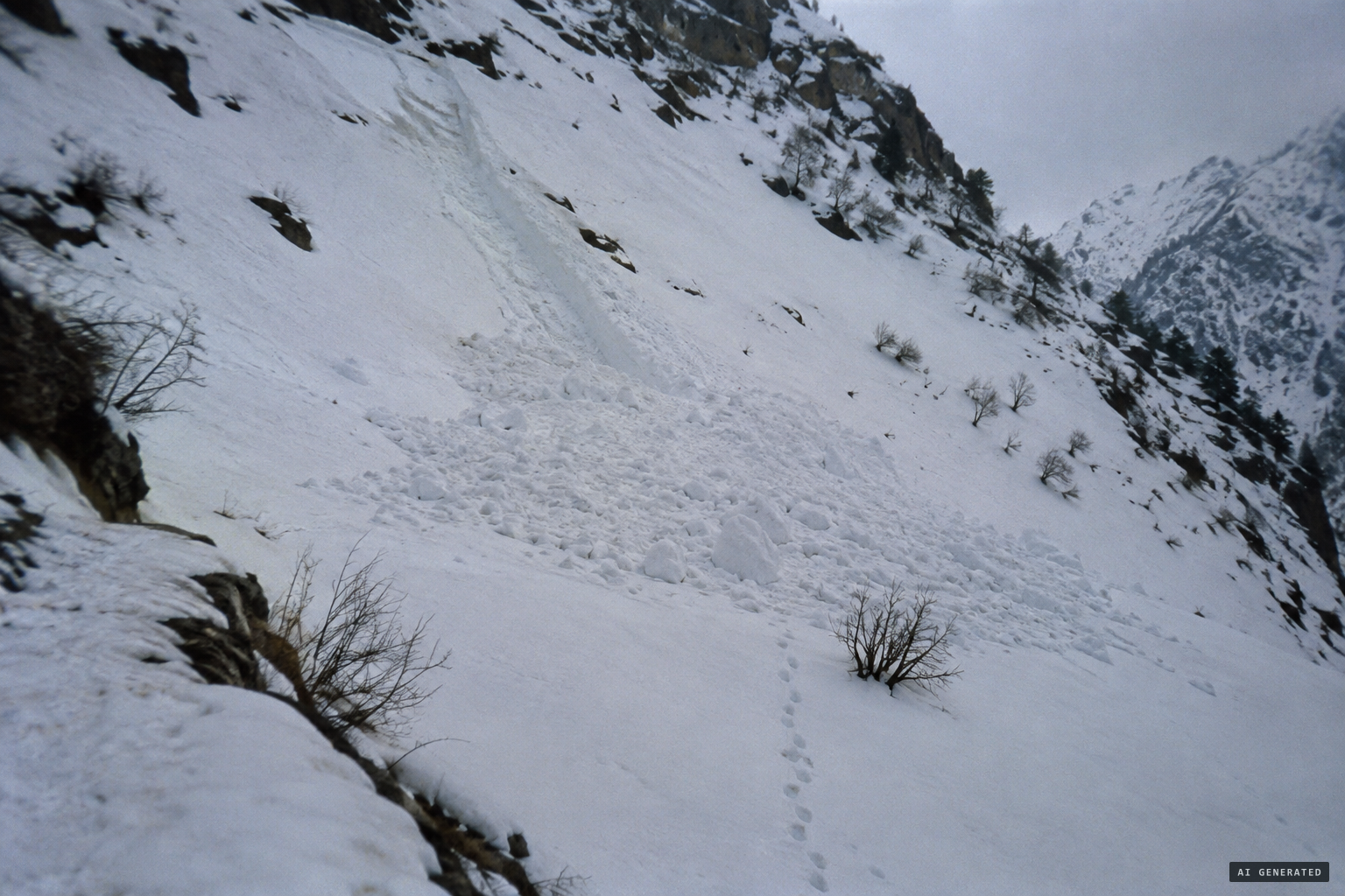 An avalanche, a strange groove and more footprints