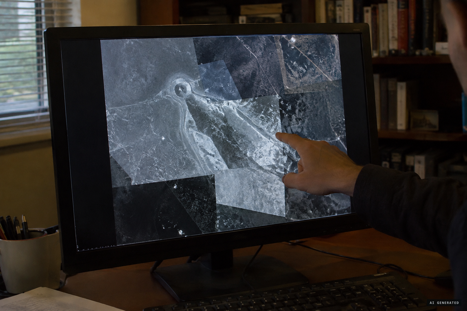 A composite of images, each with a different contrast