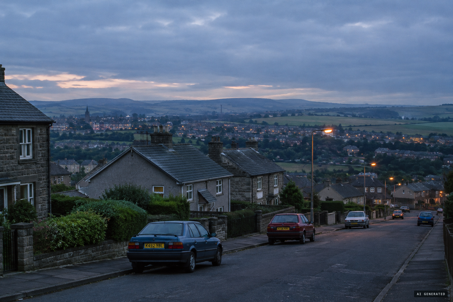 Armadale in West Lothian, with Blackridge the next village to the west