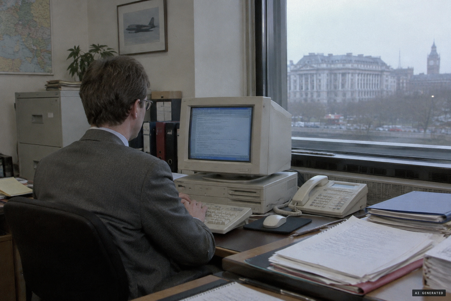 The MoD replies on 1 November 1994 citing RAF low-flying records