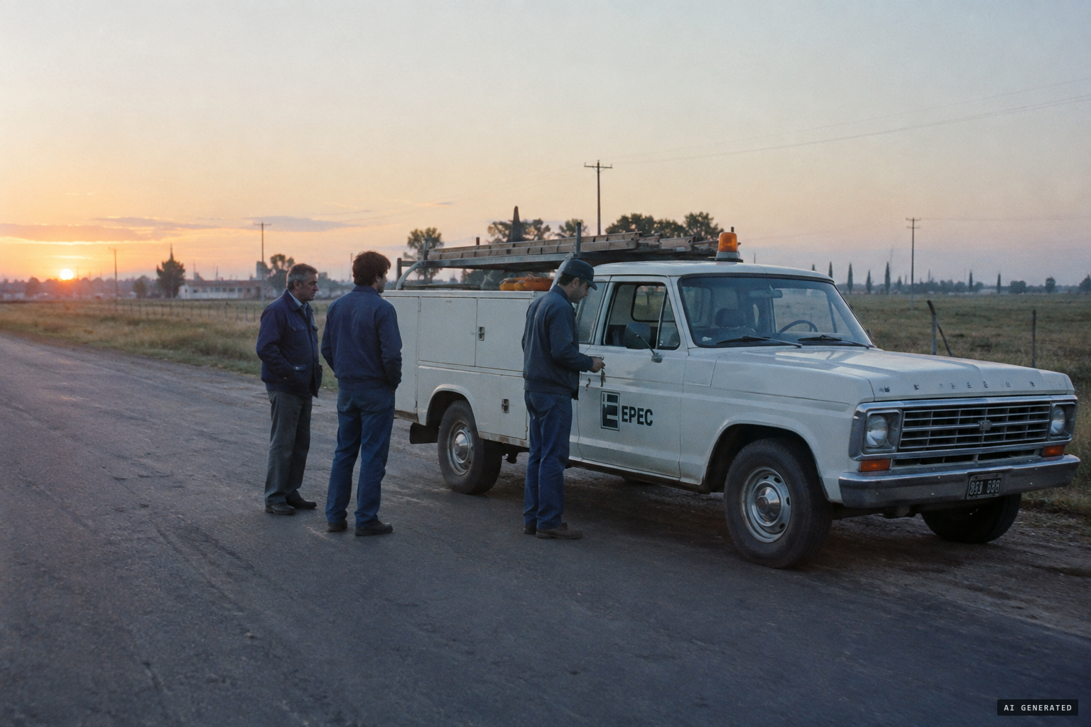 Carrizo and the Brunettos set out from San Francisco in the EPEC vehicle