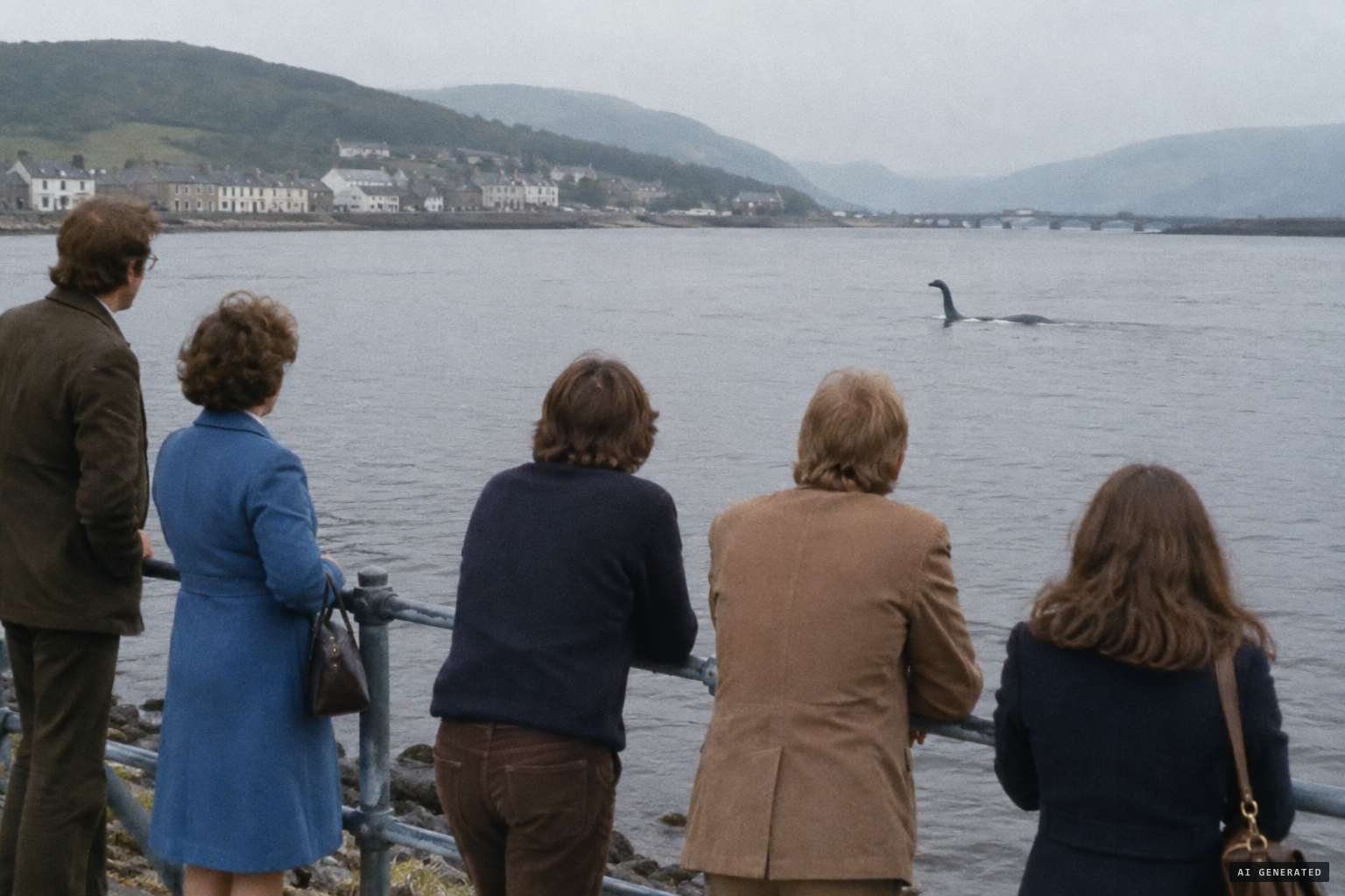 Five of us saw it going up the channel only 30 yards away