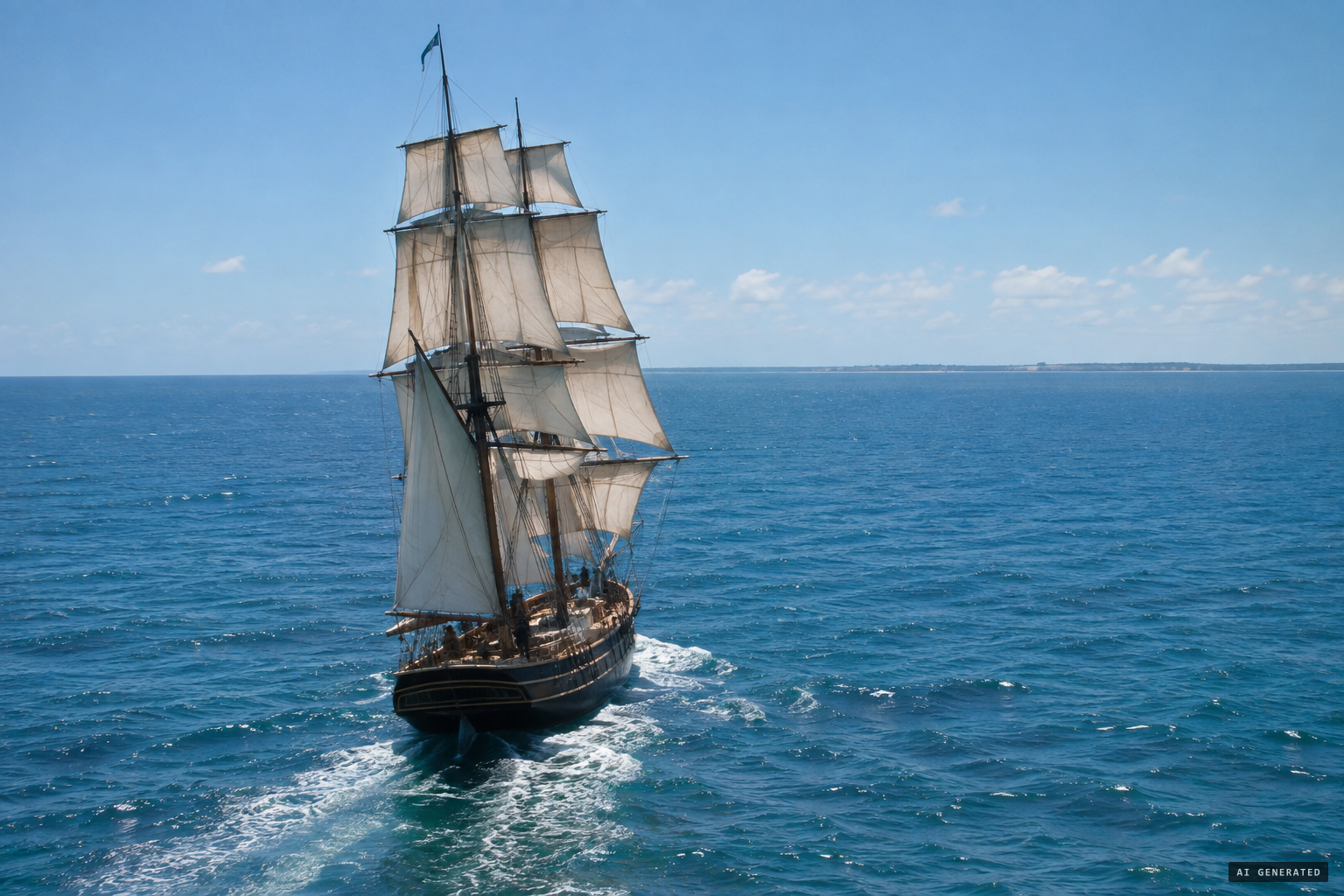 The Pauline off Cape Roque, 8 July 1875