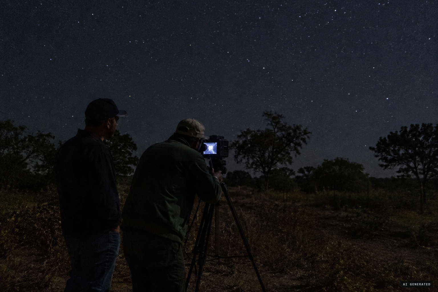 UPUPI researchers hold a night vigil with an infrared camera