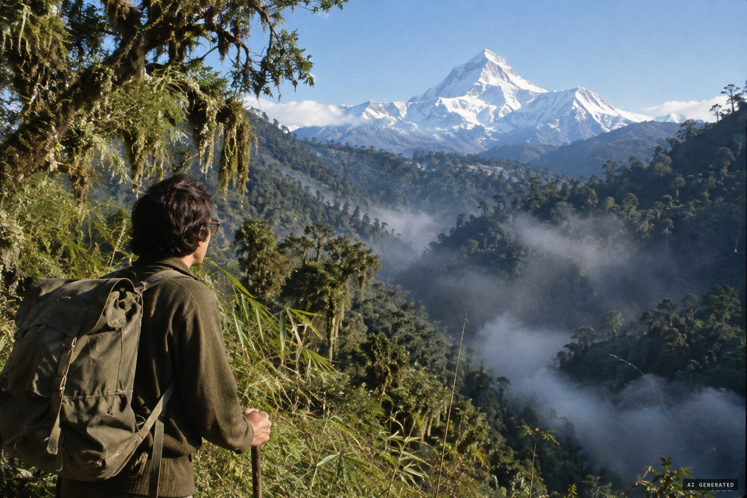 The Barun Valley at the foot of Makalu, the densest jungle in the Himalaya