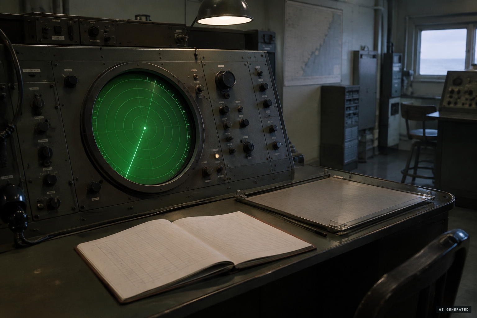 No surviving radar record to check against false echoes