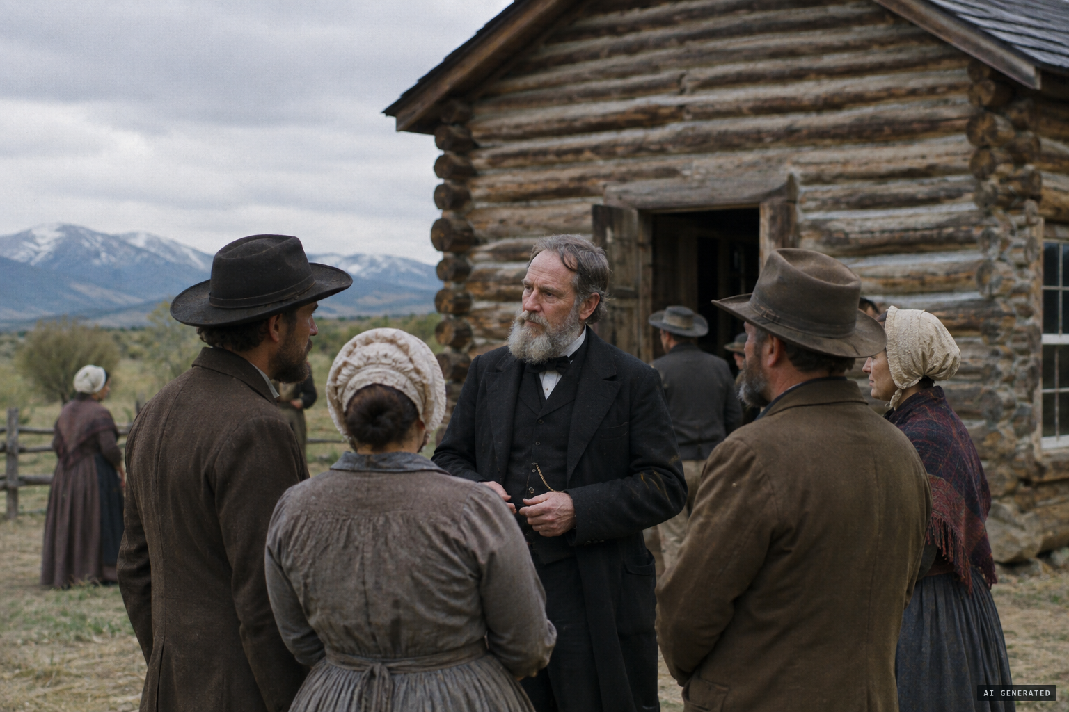 Charles C. Rich talks with the witnesses and vouches for the story