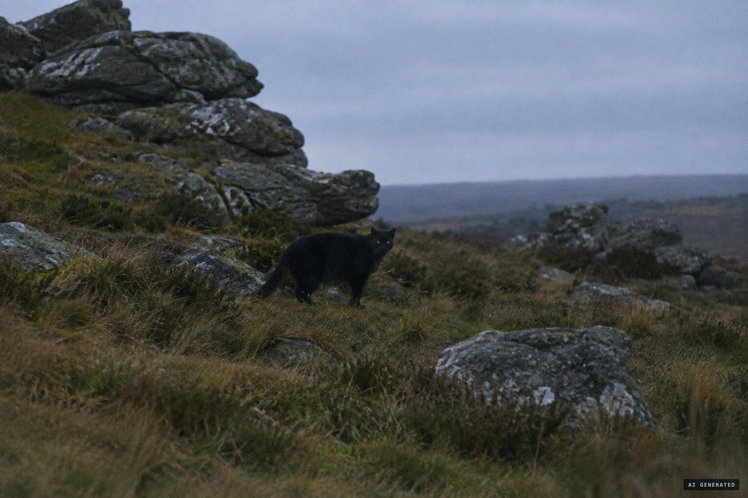 The black, panther-like beast said to roam Bodmin Moor