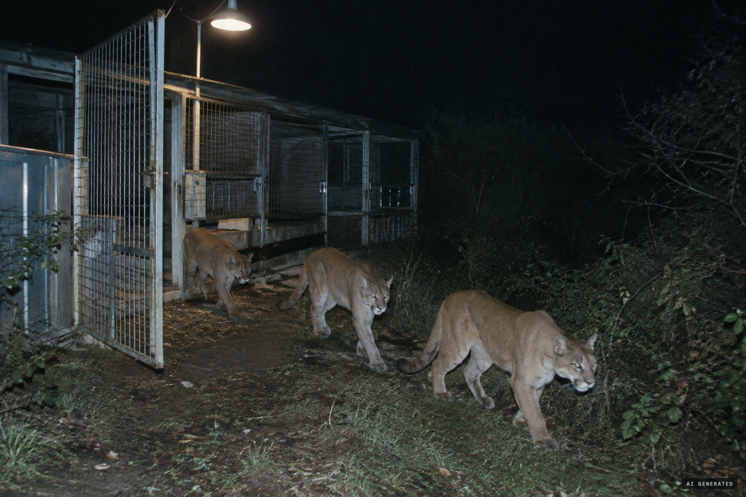 Pumas allegedly released when the Plymouth zoo closed in 1978