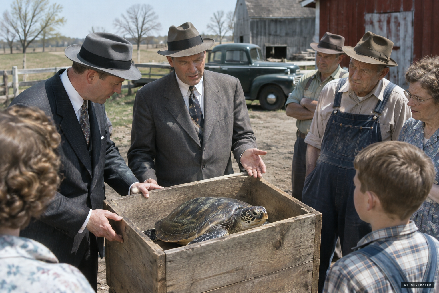 Two Indianapolis men claim a capture, but it is a sea turtle they bought