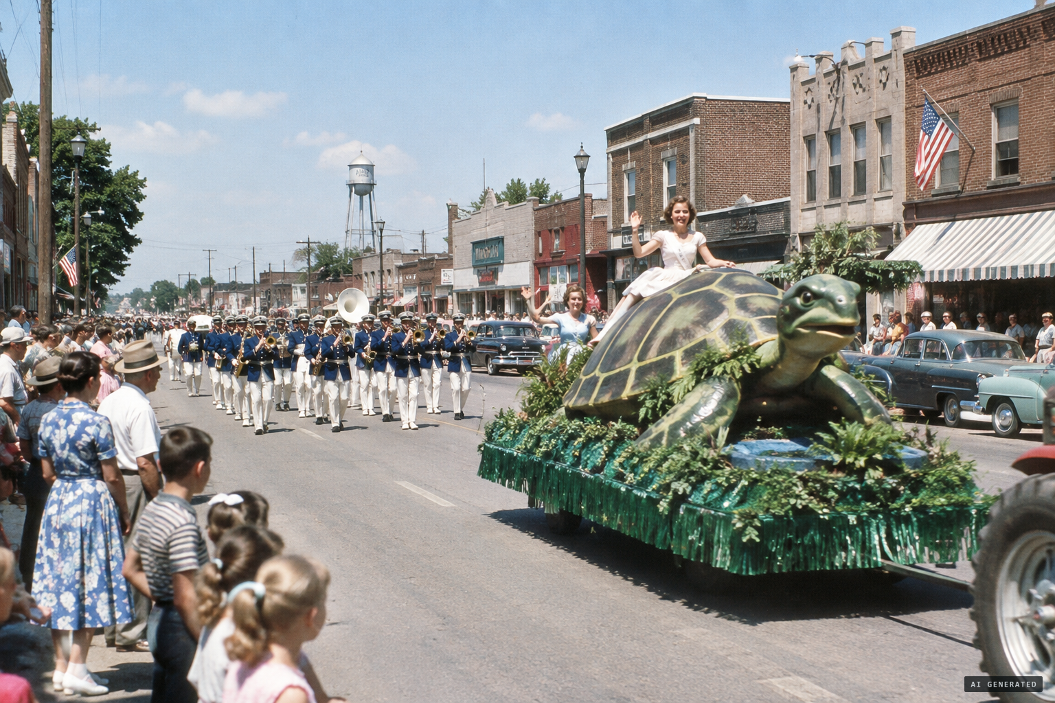 Turtle Days has been held every June since 1950, parade included