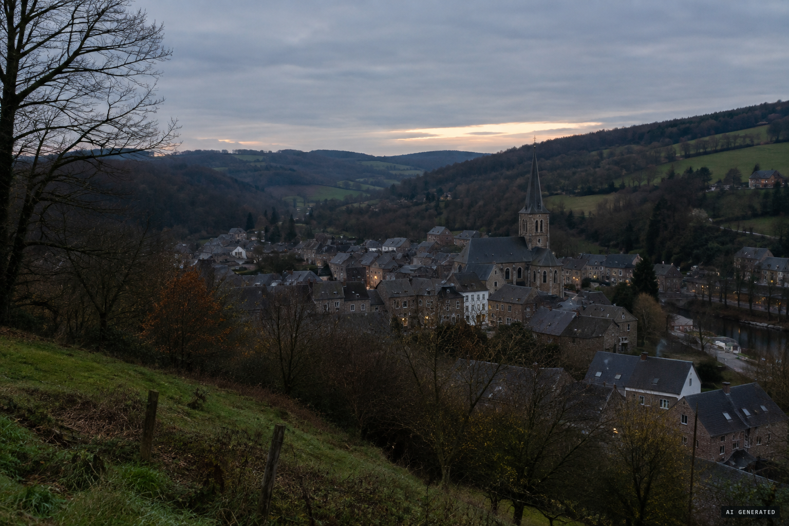 Eupen, in Belgium's German-speaking east, where the wave began in November 1989