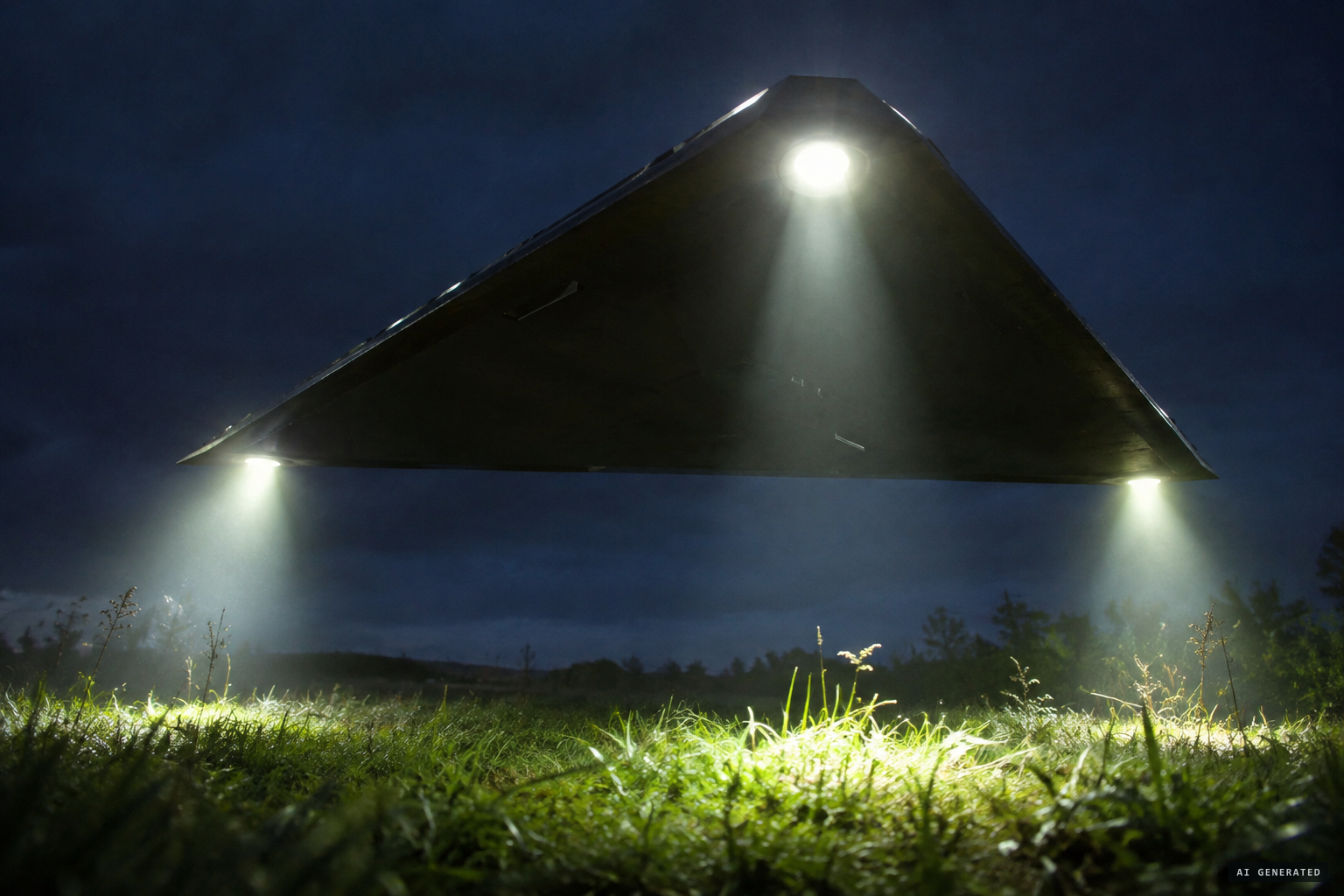 Its strong lights made the object clearly visible, as if something inside were observing the Earth