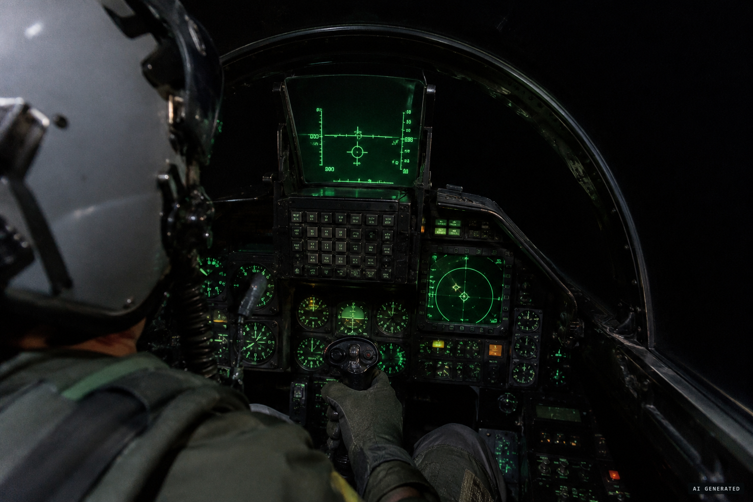 Radar lock-ons come and go, but the pilots never see the target.