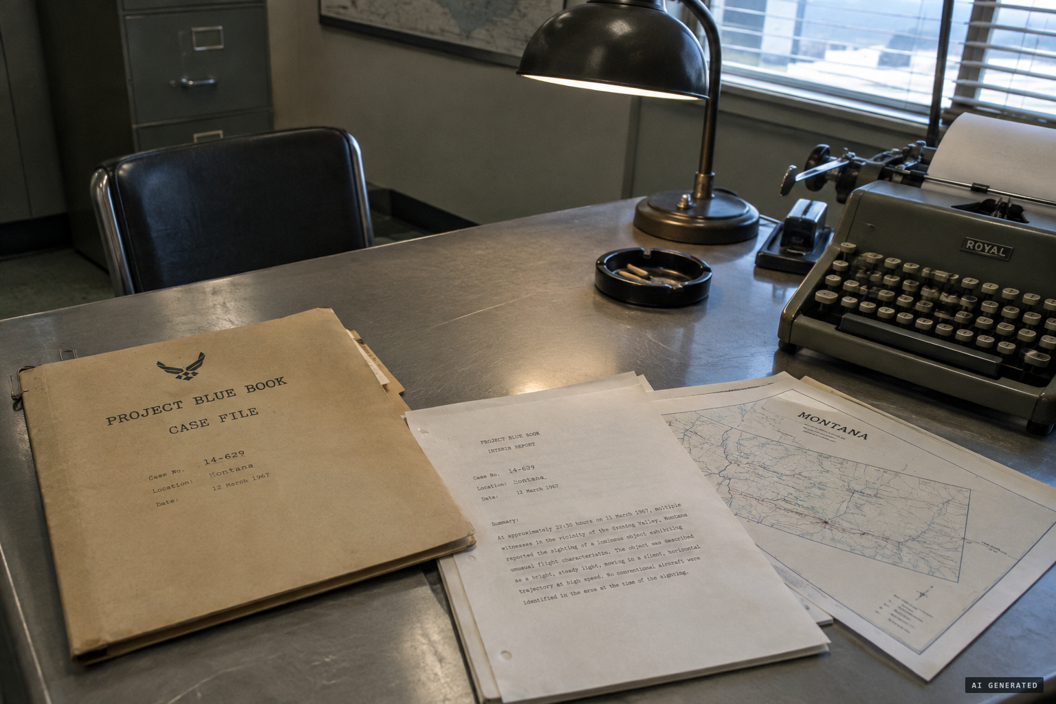Project Blue Book files the case as Unidentified
