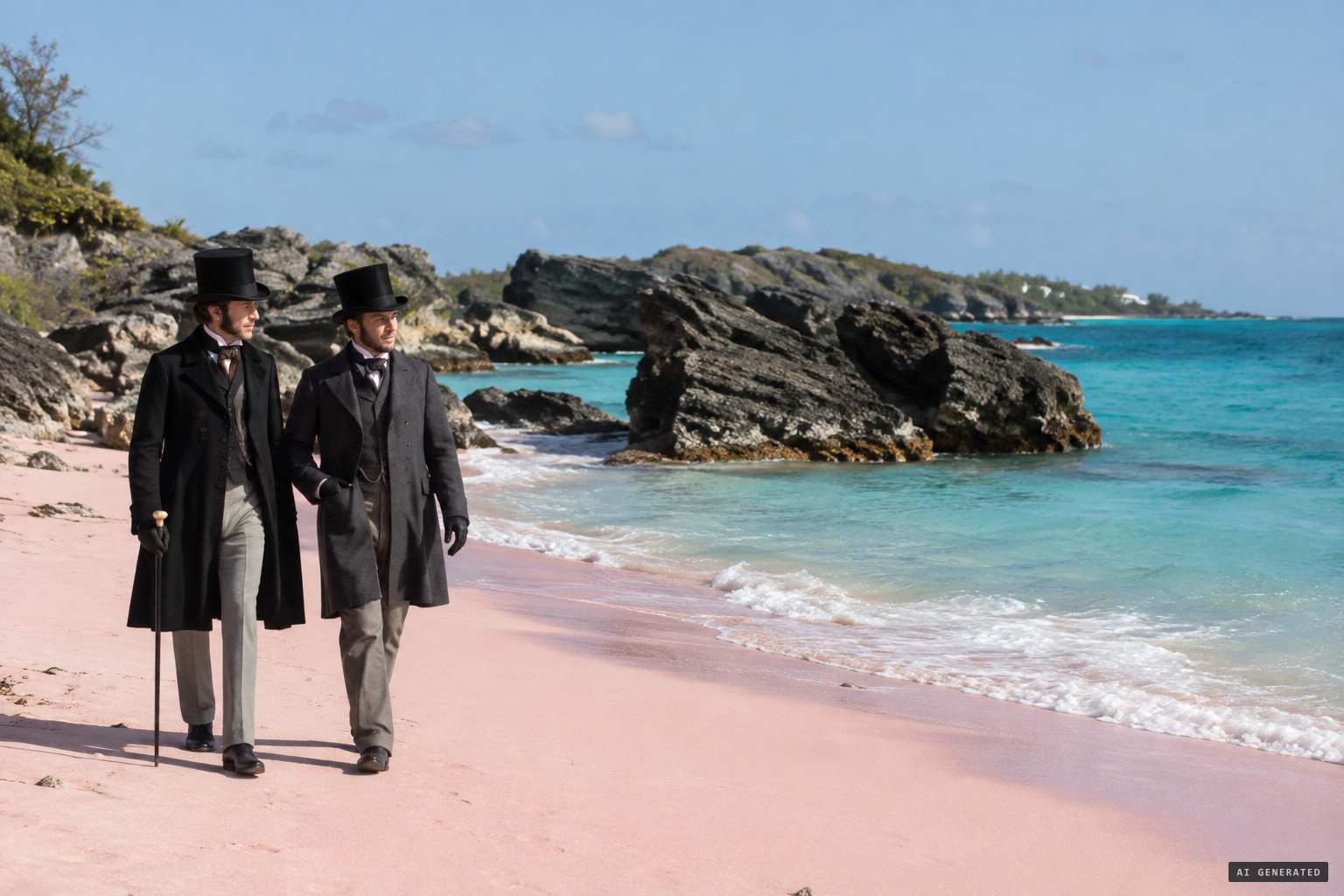 George Trimingham and a relative stroll along Hungry Bay