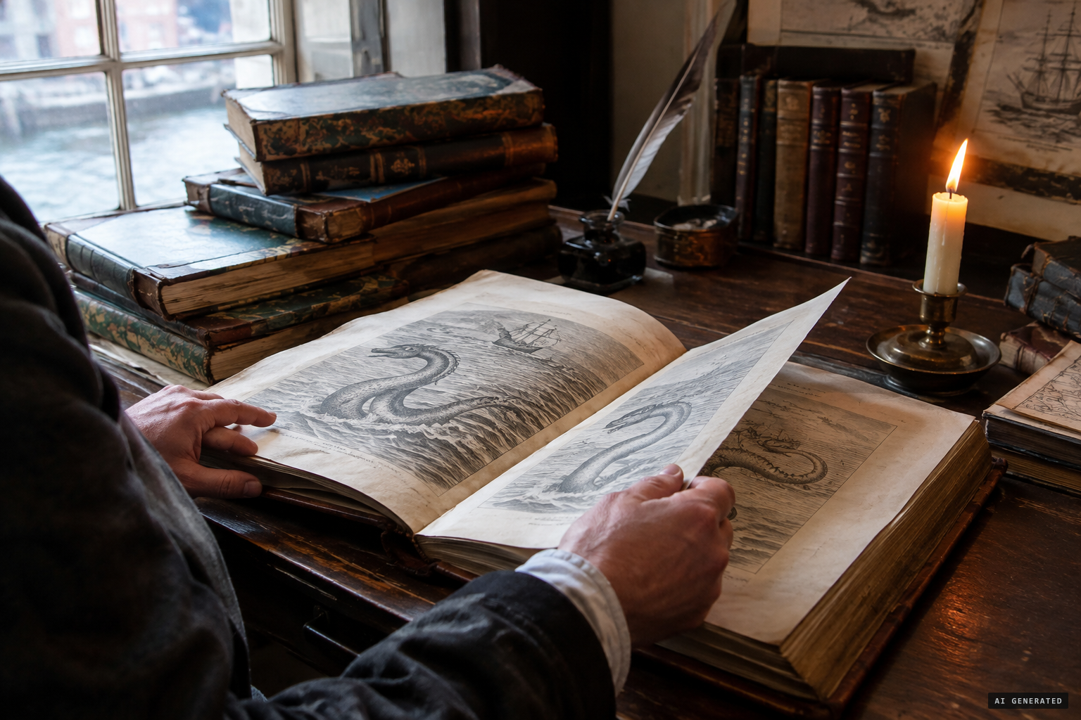 Oudemans lists the Zoologist reports in The Great Sea-Serpent