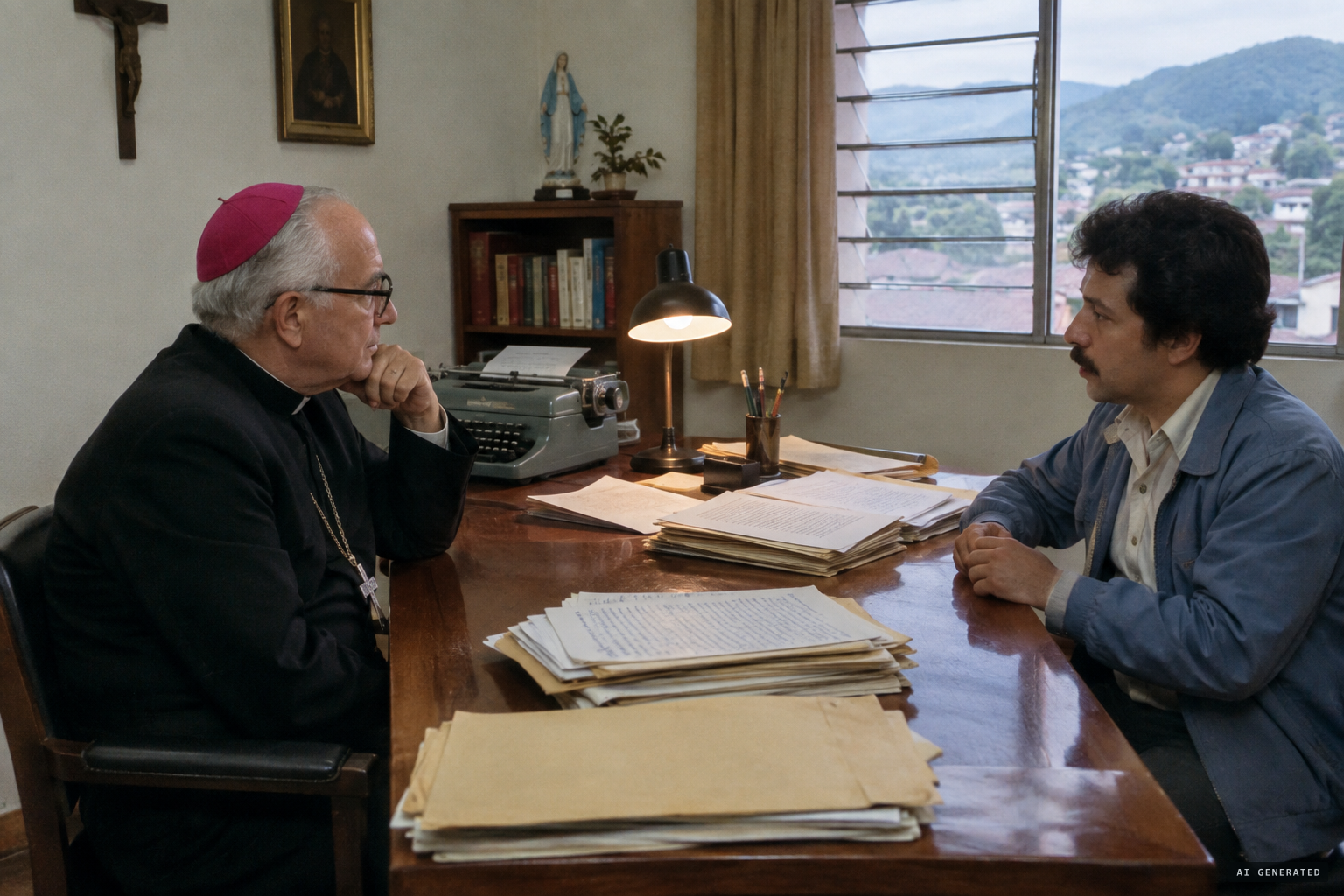 Bishop Pío Bello Ricardo questions witnesses and gathers 381 declarations