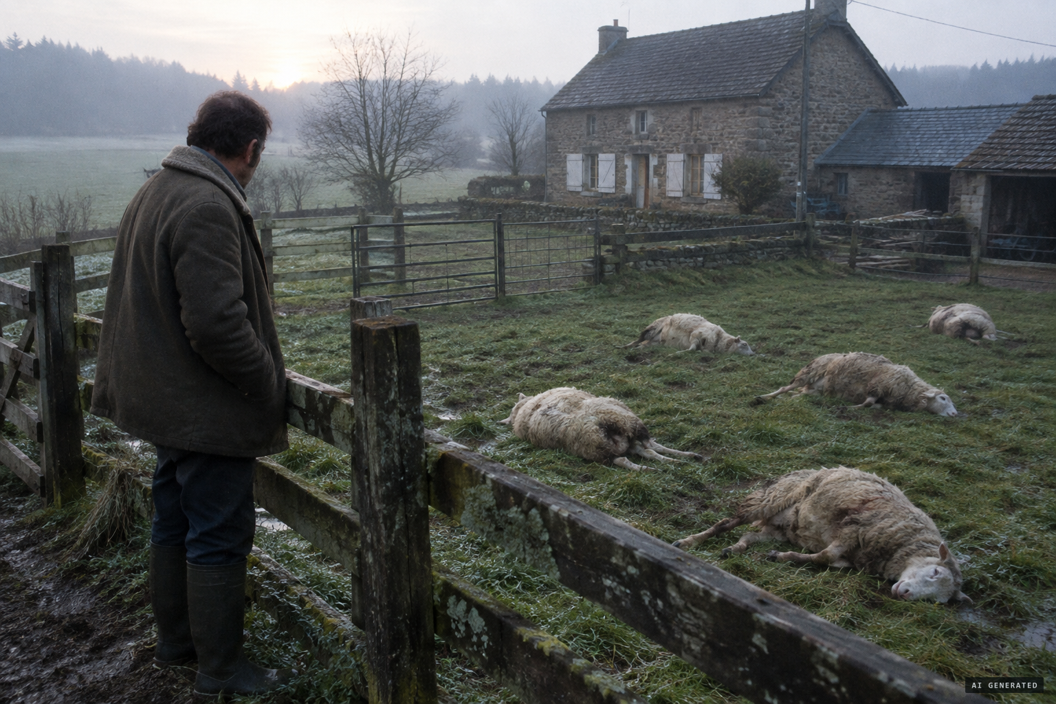 Seven sheep killed overnight in an enclosure at Domèvre-sur-Durbion