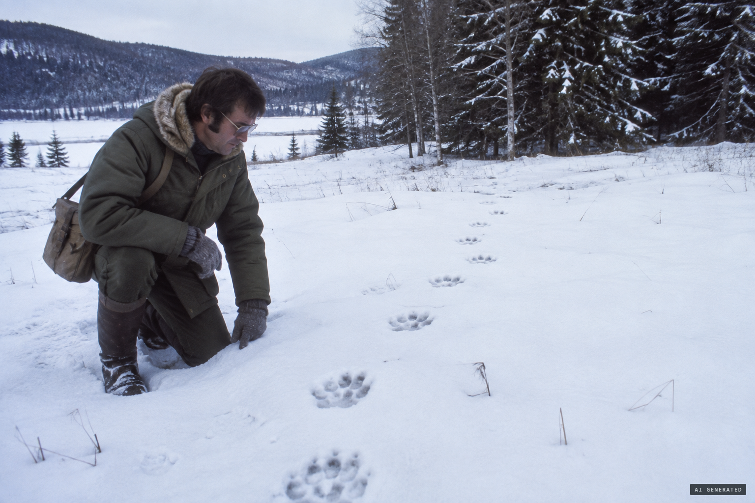 The last tracks, seen at Lispach on 3 February 1978