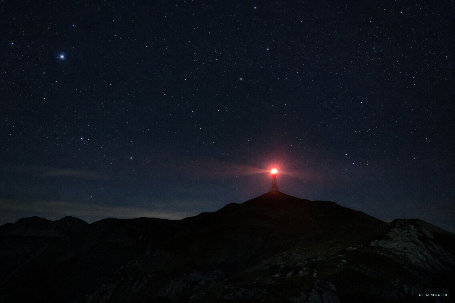 Skeptics suggest the light was the Cannon Mountain beacon.