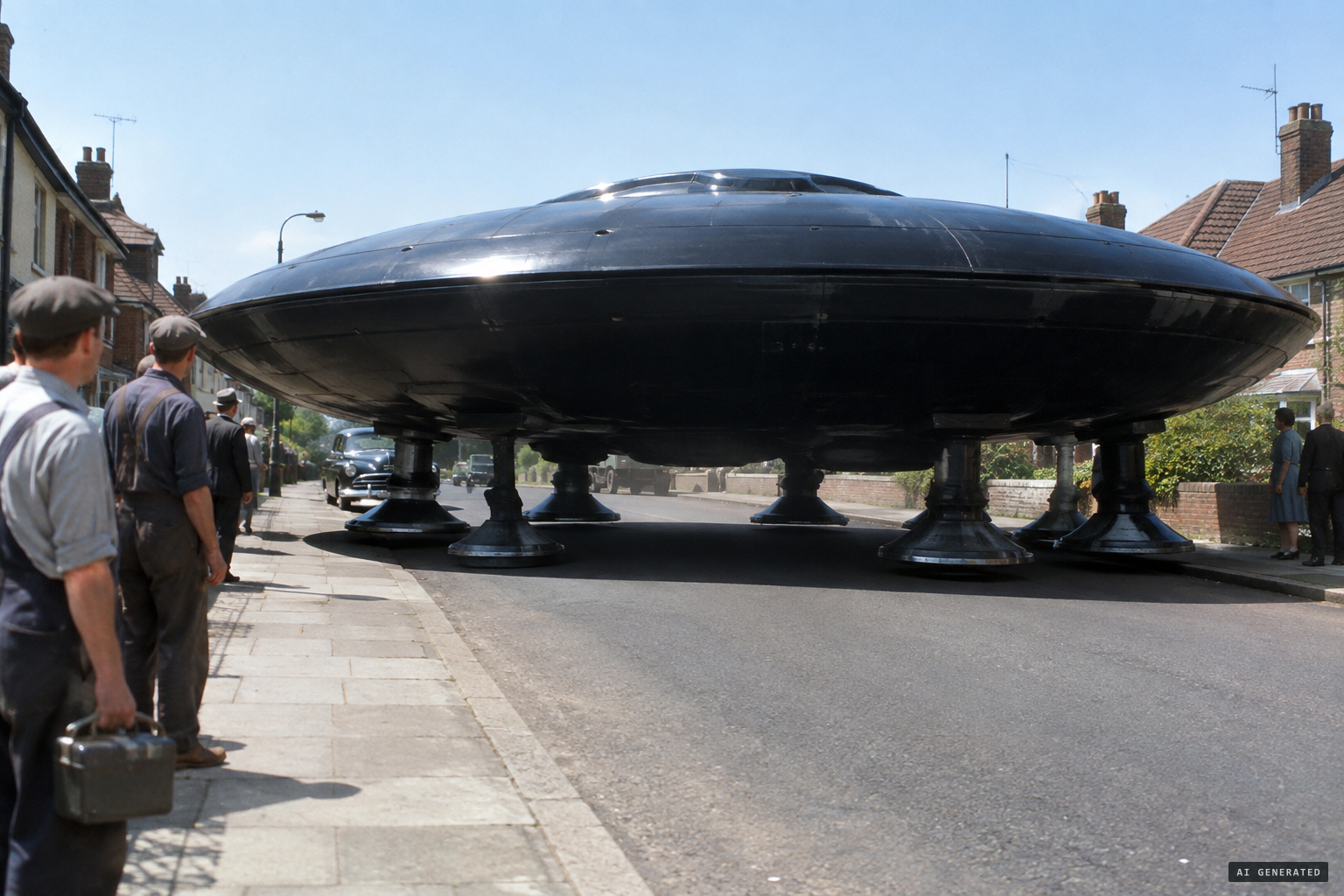The thing in the roadway, standing on about eight massive suckers