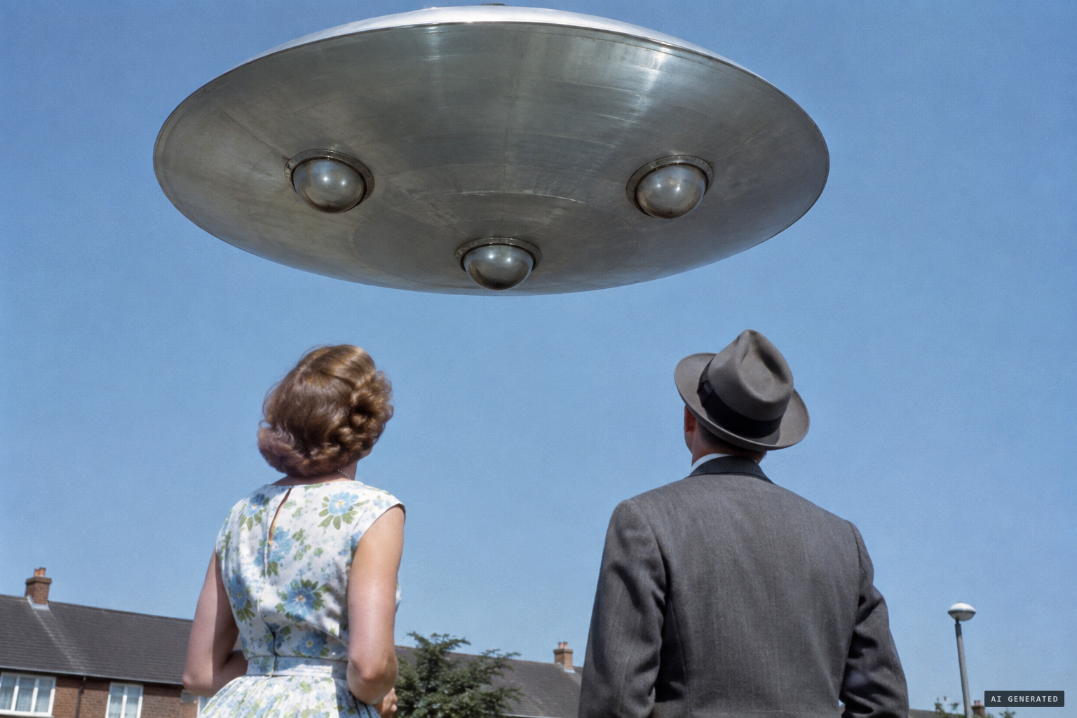 Fry and her GP see three spheres in the saucer's underside