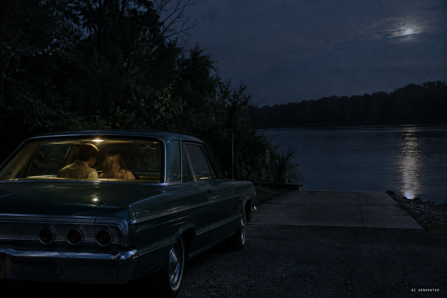 Parked at the boat ramp, a piercing shriek from the underbrush