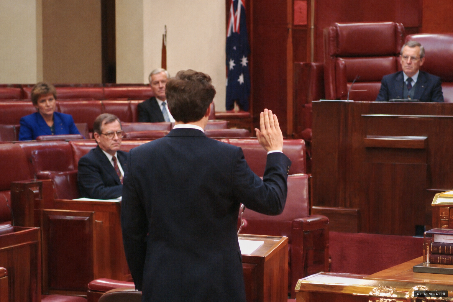 O'Chee sworn in as Senator for Queensland at 24