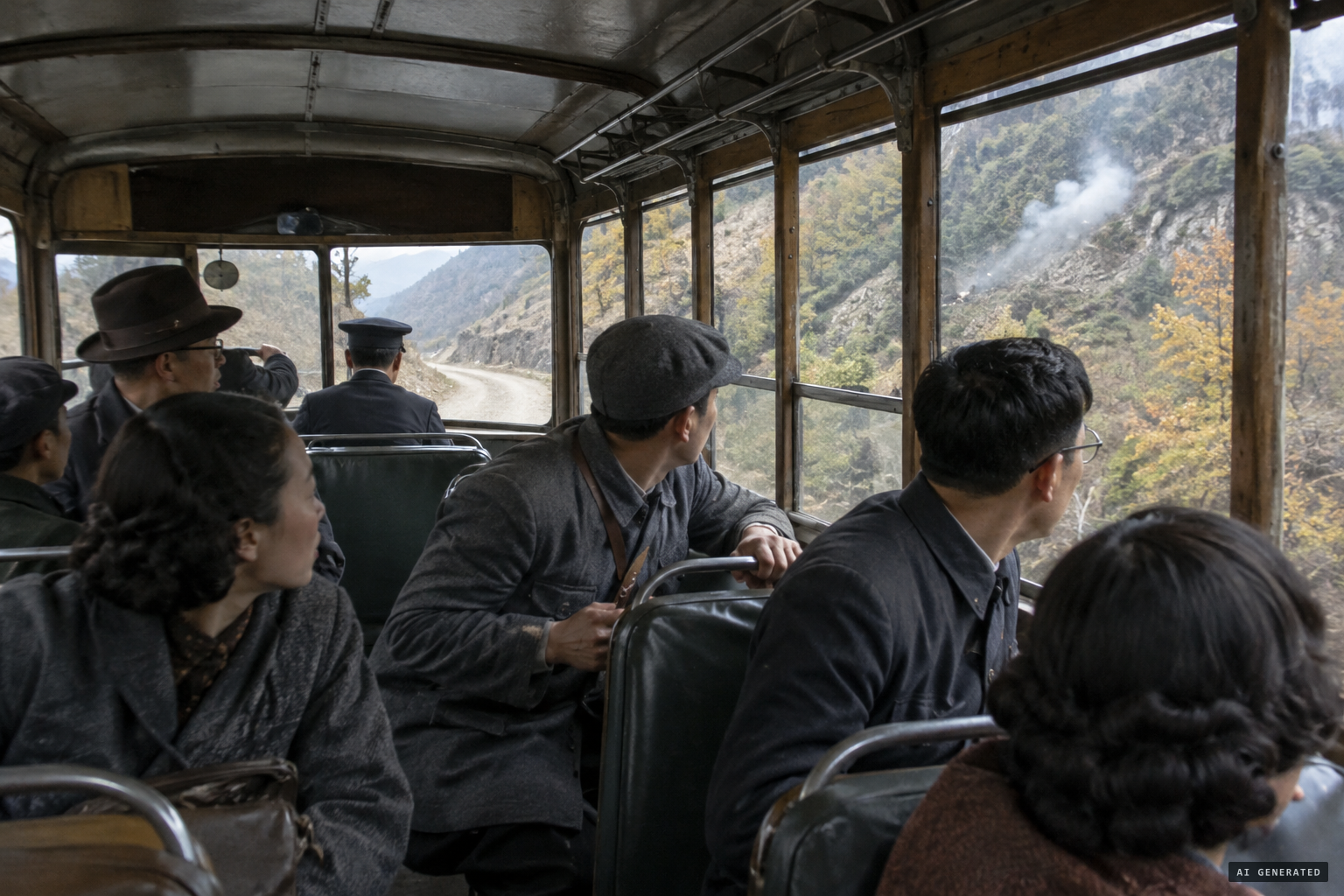 Travelling from Baoji toward Tianshui, the party hears gunshots