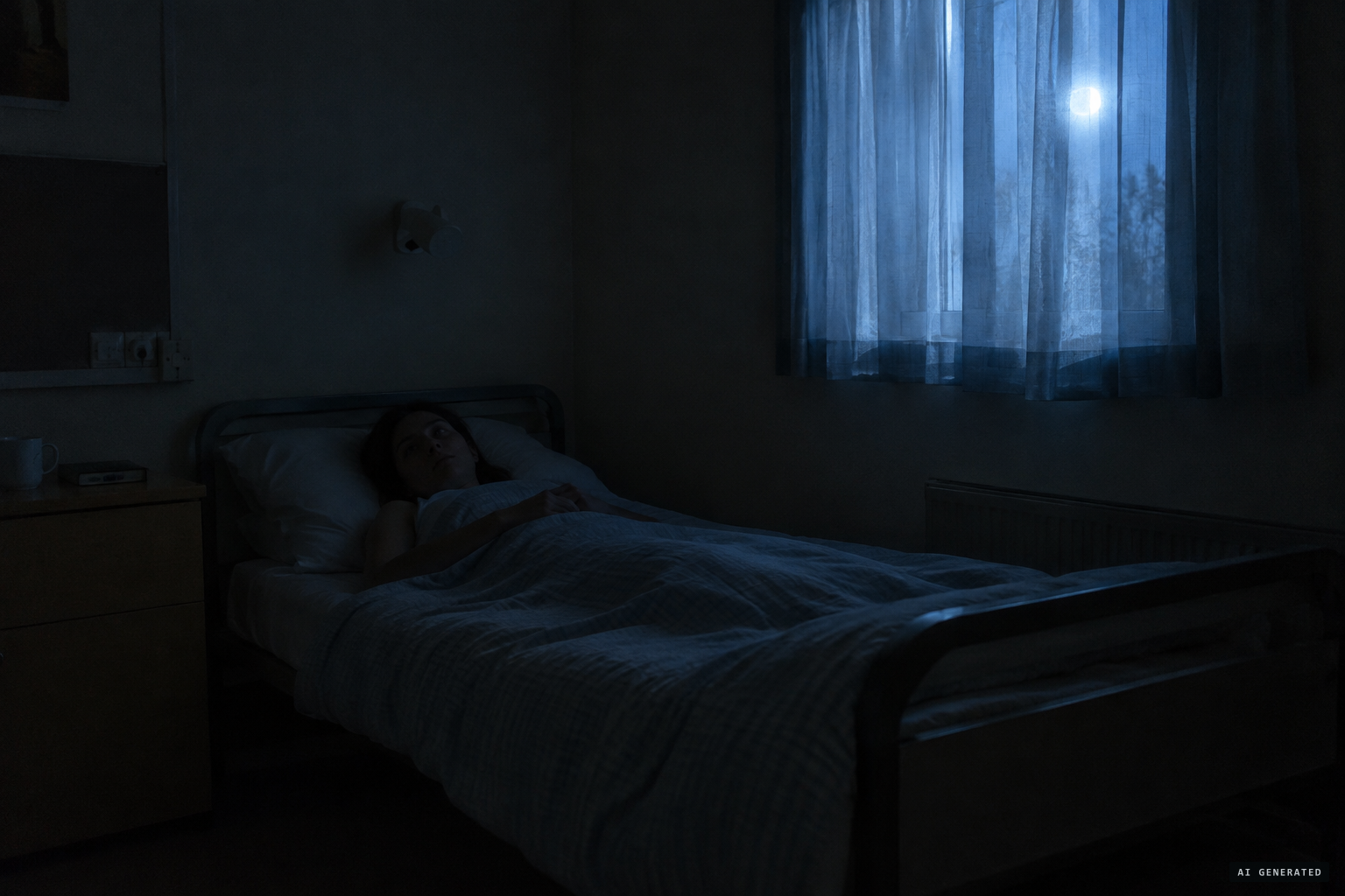 Reporter Emily Wright feels pressure on her mouth at 3 a.m.