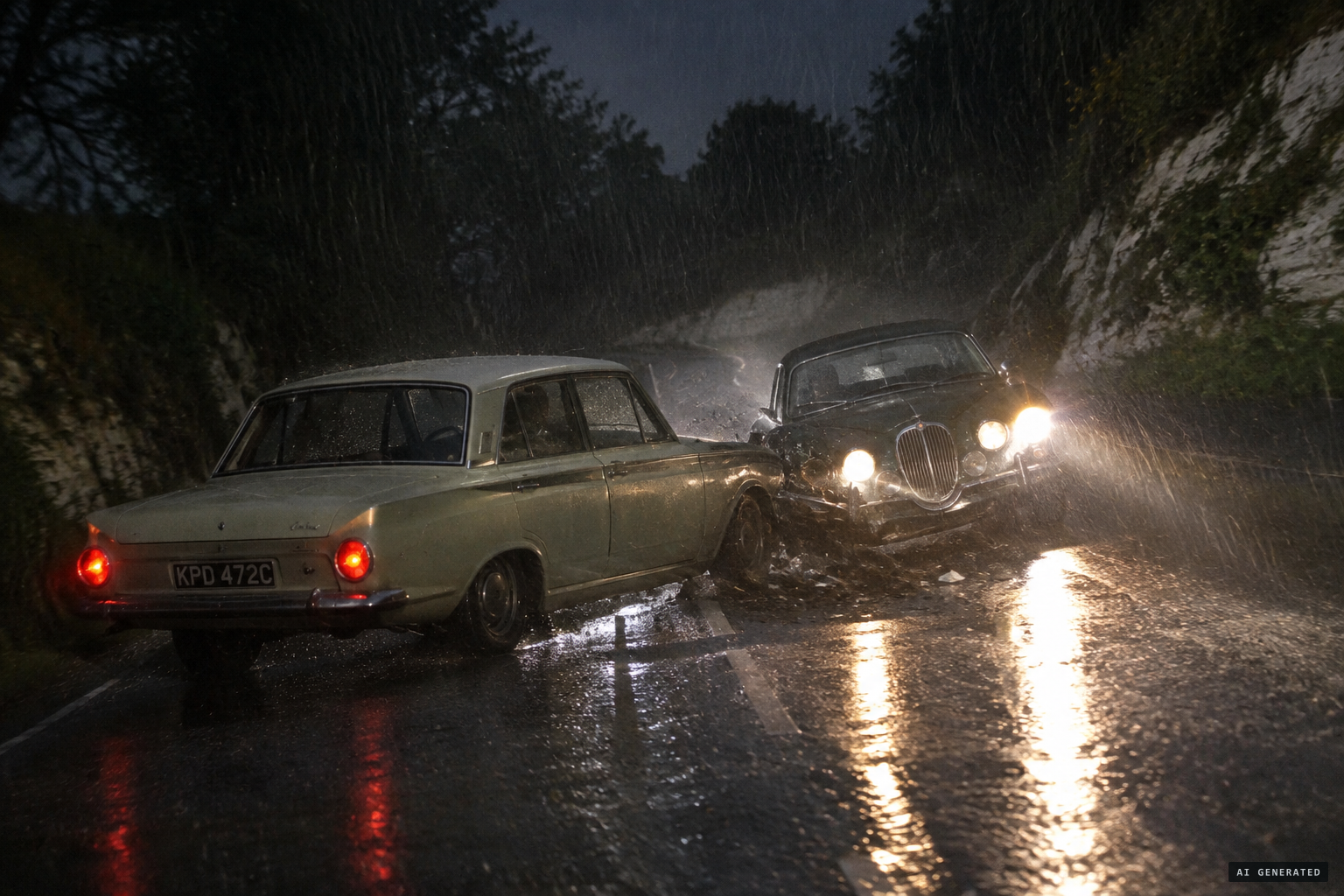 The November 1965 collision on Blue Bell Hill on the eve of a wedding.