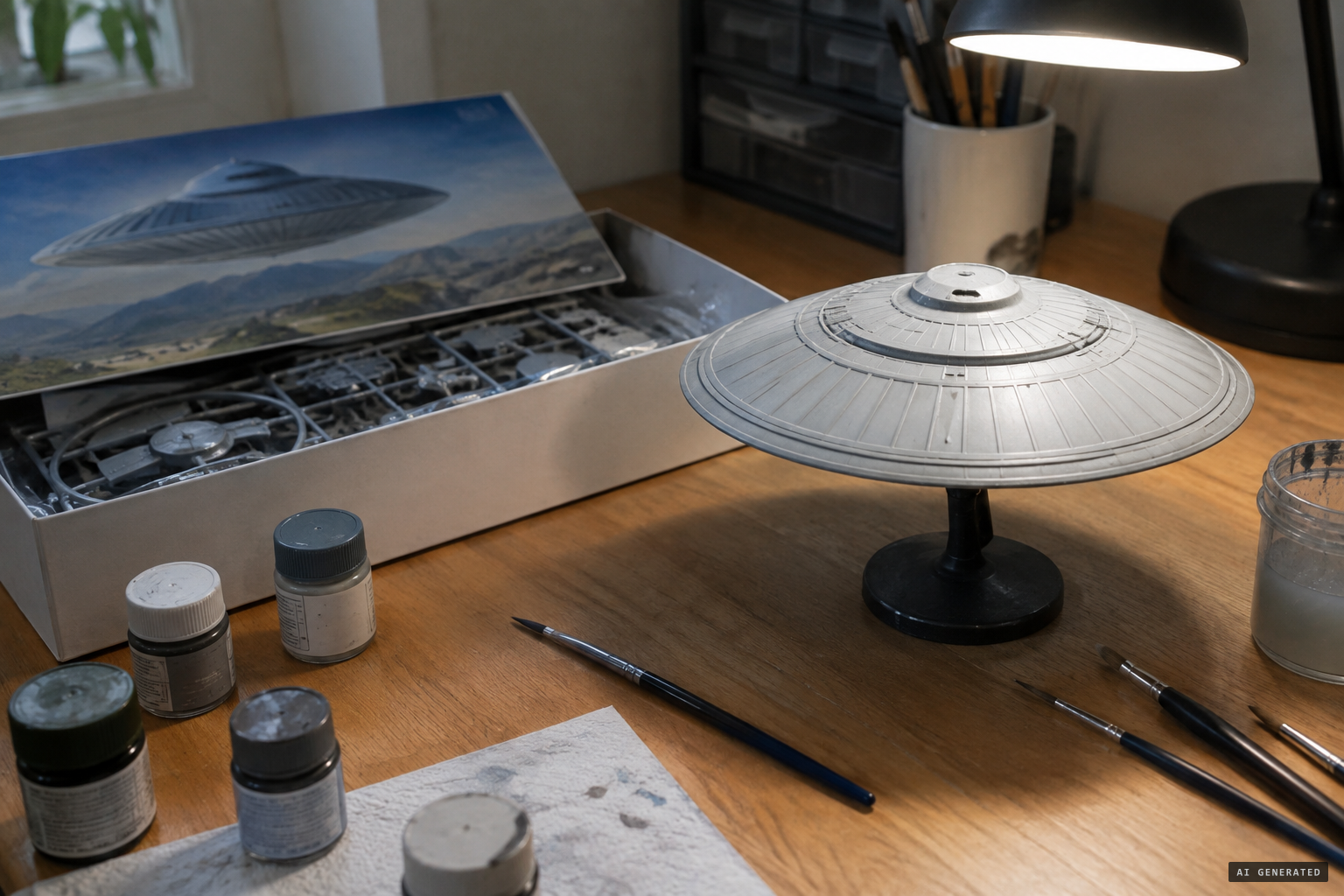 The Testors model kit of Lazar's Sport Model