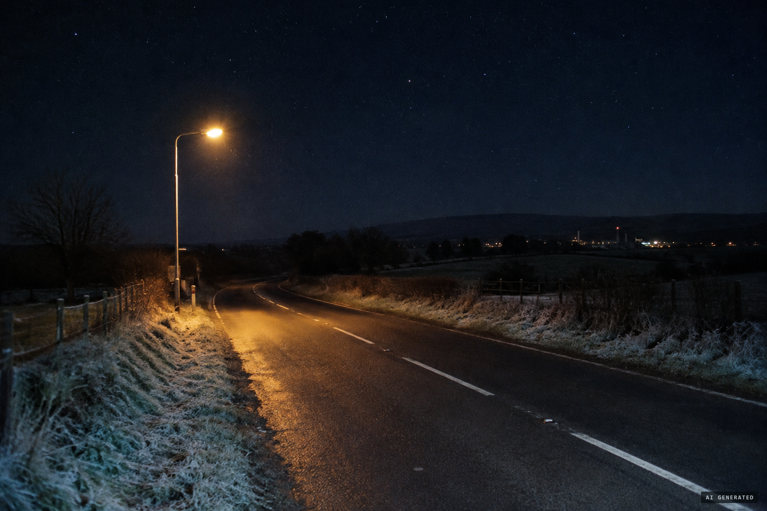 A night in 1992 near Bonnybridge, its exact date uncertain