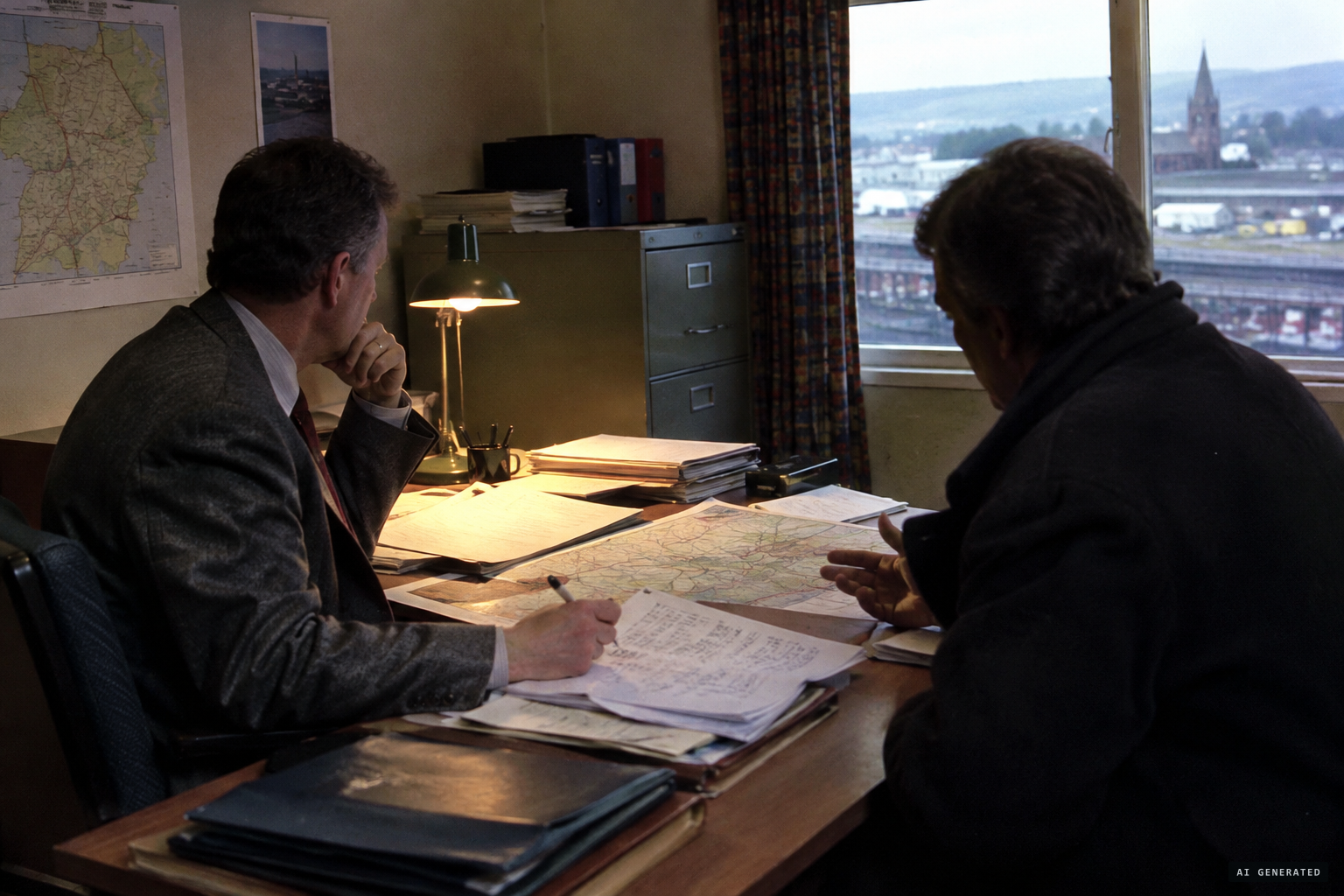 Walker reports his sighting to councillor Billy Buchanan
