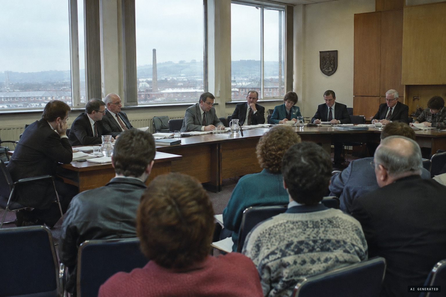 The 1993 local government meeting about the sightings