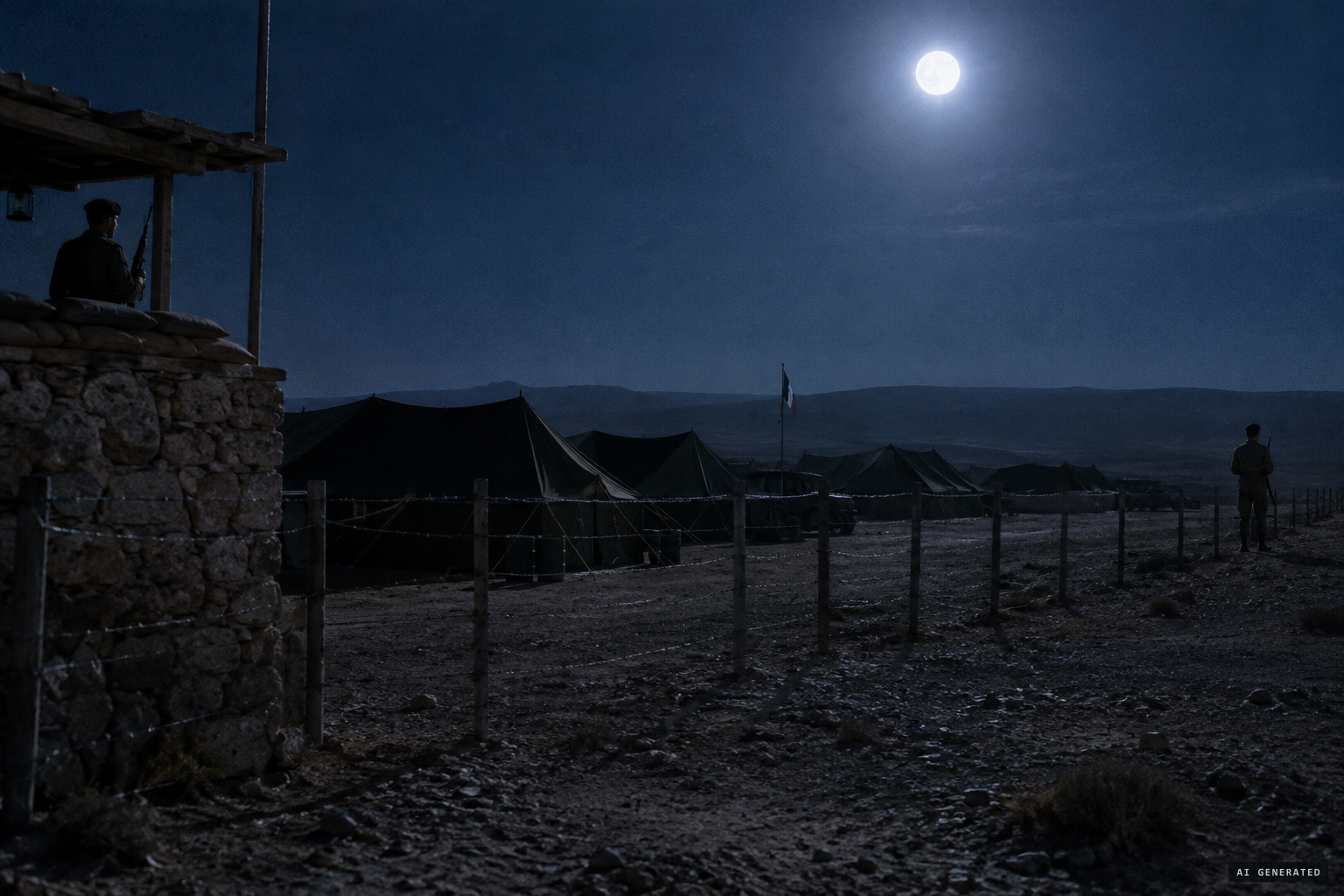 One witness, and a second sentry who saw nothing
