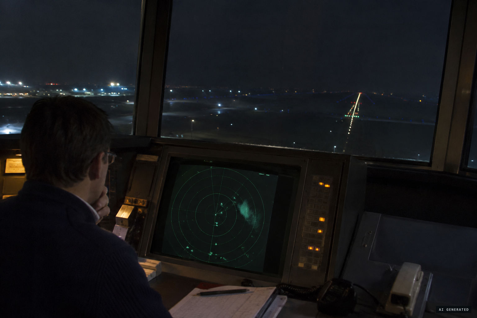 A radar angel, a false echo, as one researcher suggested