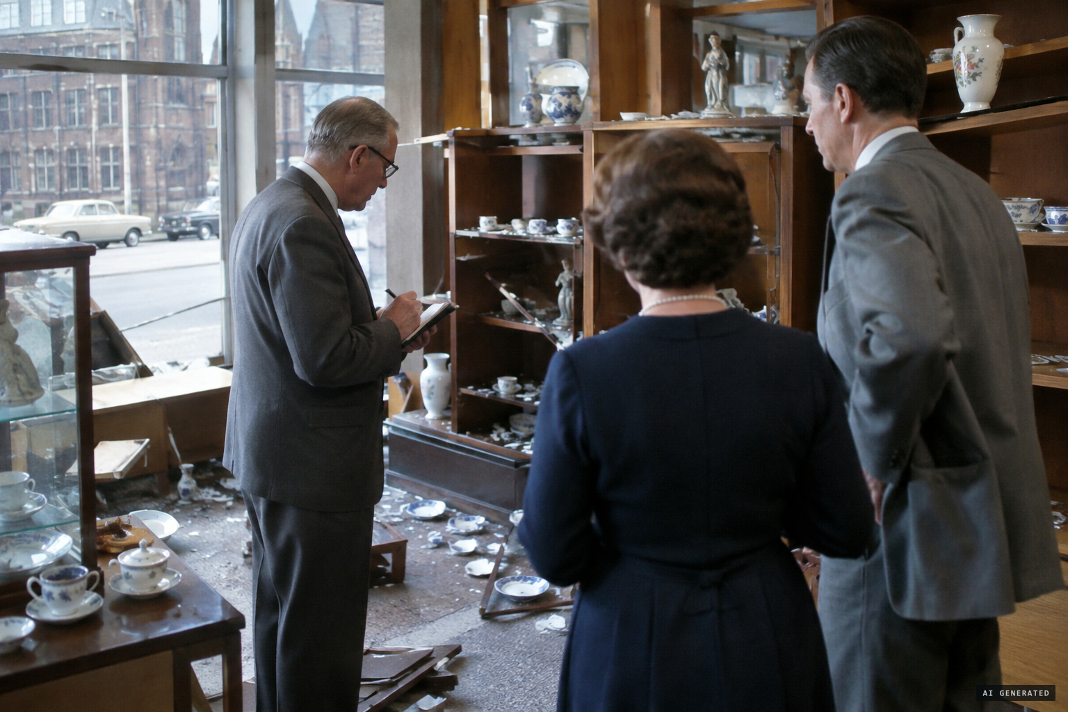 Parapsychologist Hans Bender investigates the shop