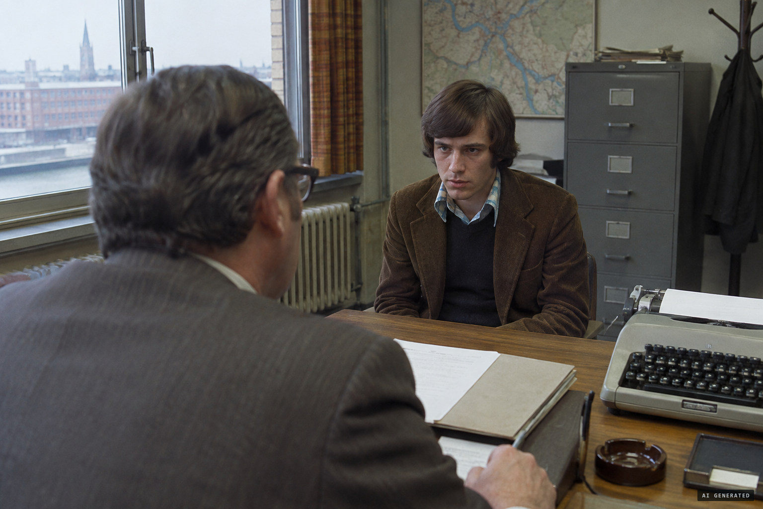 Criminal director Herbert Schäfer hears Scholz talk